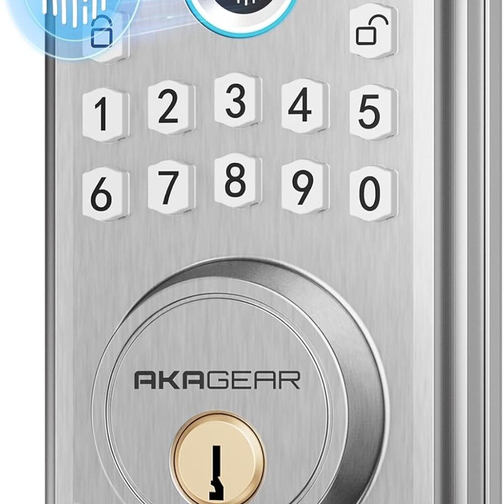Fingerprint Door Lock - Keyless Entry Door Lock, Keypad Deadbolt Lock, Smart Loc